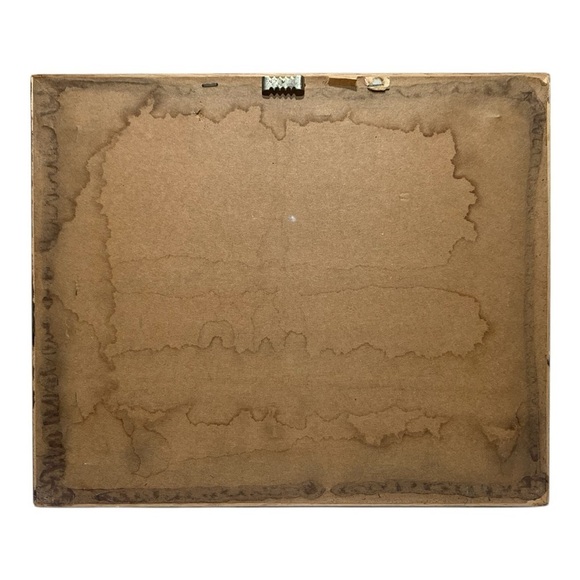 Framed And Matted Country Print Under Glass - Picture 3 of 3